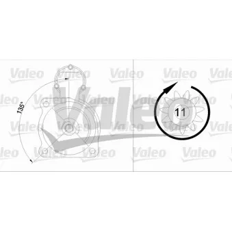 Démarreur VALEO OEM 504640