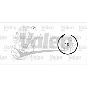 VALEO 455563 - Démarreur