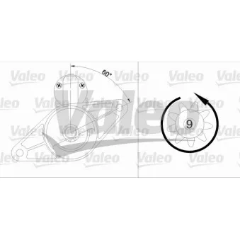Démarreur VALEO OEM 3110079610