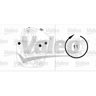Démarreur VALEO OEM 8602274