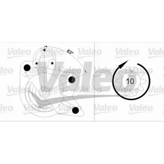Démarreur VALEO OEM 91BB11000LA