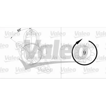 Démarreur VALEO OEM 31200PMHG01