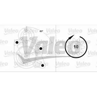 Démarreur VALEO OEM 5023601