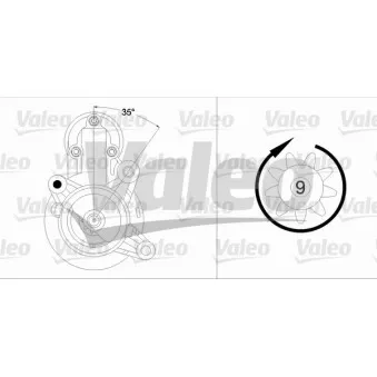 Démarreur VALEO OEM 55195030