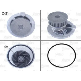 Pompe à eau VALEO OEM 1334084