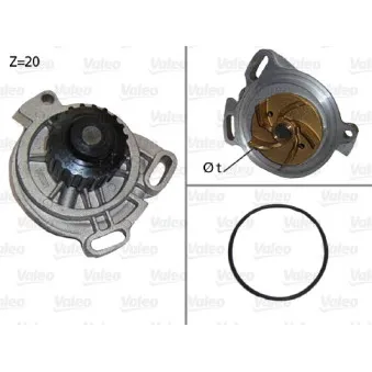 Pompe à eau VALEO OEM 046121004DX