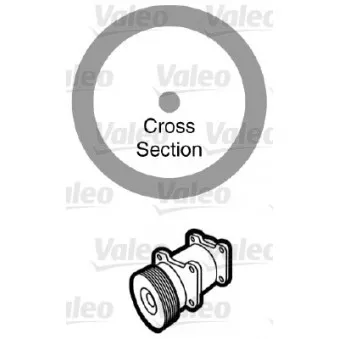 Joint d'étanchéification, conduite de réfrigérant VALEO OEM 60811547