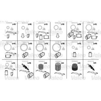 Jeu de joints de climatisation VALEO 509204