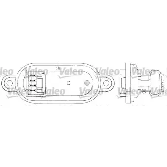 VALEO 509268 - Régulateur, pulseur d'air habitacle
