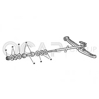 OCAP 0902277 - Jeu de bras, suspension de roue