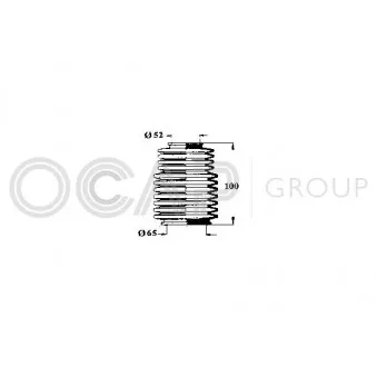 OCAP 1211322 - Joint-soufflet, direction