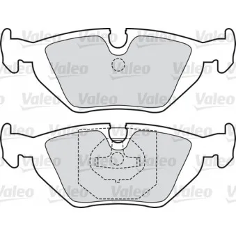 VALEO 540802 - Jeu de 4 plaquettes de frein avant