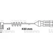 VALEO 541658 - Jeu de 4 plaquettes de frein avant