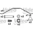 VALEO 541659 - Jeu de 4 plaquettes de frein avant