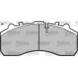 VALEO 541677 - Jeu de 4 plaquettes de frein avant