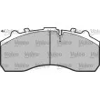 VALEO 541678 - Jeu de 4 plaquettes de frein avant