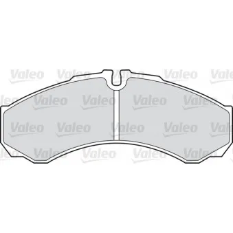 Jeu de 4 plaquettes de frein avant VALEO OEM 2994086