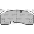 VALEO 541718 - Jeu de 4 plaquettes de frein avant