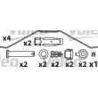 VALEO 541726 - Jeu de 4 plaquettes de frein avant