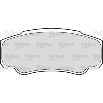 Jeu de 4 plaquettes de frein arrière VALEO OEM D4060MA000