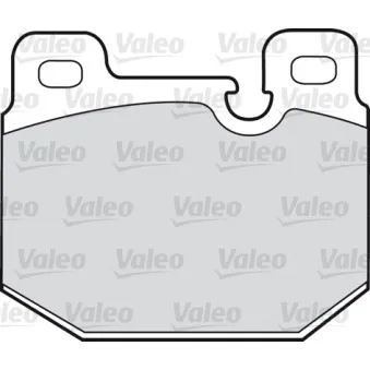 VALEO 551439 - Jeu de 4 plaquettes de frein avant