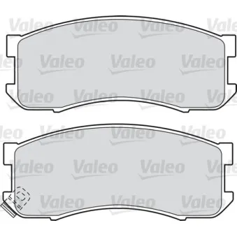 VALEO 551781 - Jeu de 4 plaquettes de frein avant