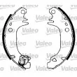 Jeu de mâchoires de frein VALEO [553635]