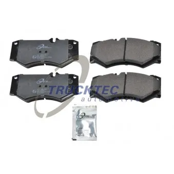 TRUCKTEC AUTOMOTIVE 02.35.144 - Jeu de 4 plaquettes de frein avant