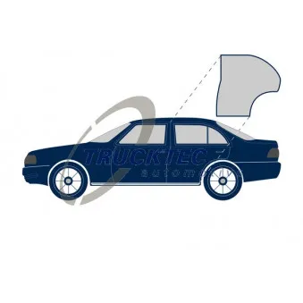 Joint d'étanchéité de porte arrière gauche TRUCKTEC AUTOMOTIVE [02.53.034]