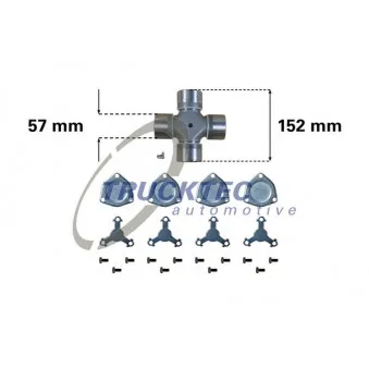 TRUCKTEC AUTOMOTIVE 03.34.001 - Joint, arbre longitudinal