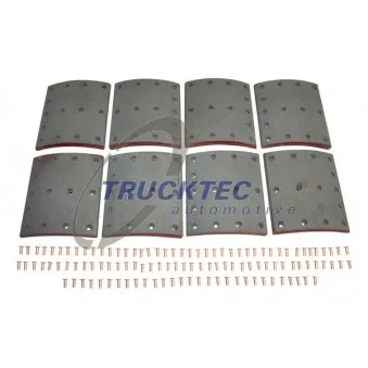 TRUCKTEC AUTOMOTIVE 03.35.124 - Kit de garnitures de frein, frein à tambour