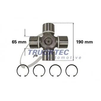 TRUCKTEC AUTOMOTIVE 04.40.009 - Joint, arbre longitudinal