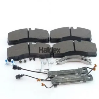Jeu de 4 plaquettes de frein avant HALDEX 94608 pour MAN F2000 FL 180-21 - 179cv