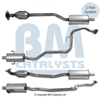 Catalyseur BM CATALYSTS BM92866H pour TOYOTA YARIS 1.3 - 99cv