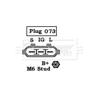 Alternateur BORG & BECK OEM 2706020180