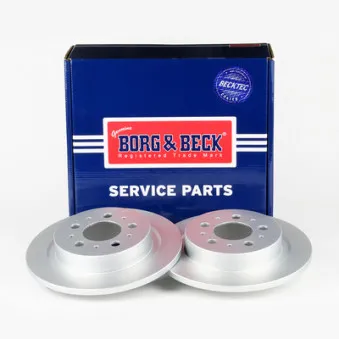 Jeu de 2 disques de frein arrière BORG & BECK BBD4372