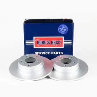 Jeu de 2 disques de frein arrière BORG & BECK OEM 34214031725