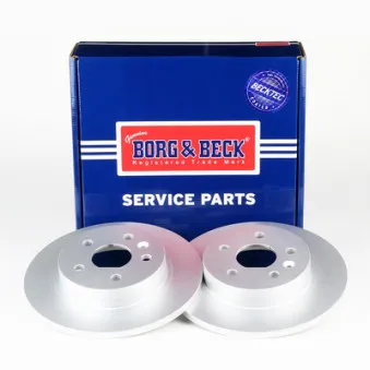 BORG & BECK BBD4798 - Jeu de 2 disques de frein arrière