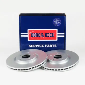 BORG & BECK BBD5162 - Jeu de 2 disques de frein avant