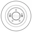BORG & BECK BBD5230 - Jeu de 2 disques de frein arrière