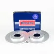 BORG & BECK BBD5230 - Jeu de 2 disques de frein arrière