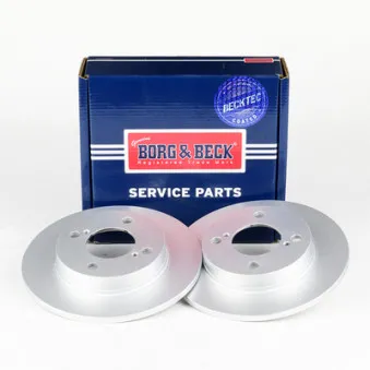 BORG & BECK BBD5543 - Jeu de 2 disques de frein arrière