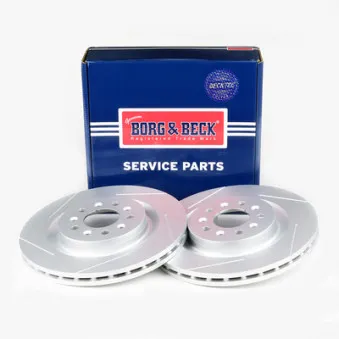 BORG & BECK BBD5547 - Jeu de 2 disques de frein arrière