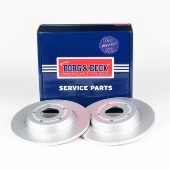 BORG & BECK BBD5548 - Jeu de 2 disques de frein arrière