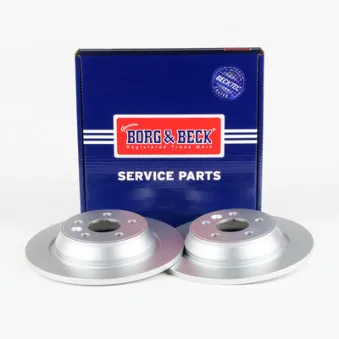 Jeu de 2 disques de frein arrière BORG & BECK OEM 2032691
