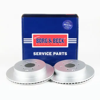BORG & BECK BBD5601 - Jeu de 2 disques de frein arrière