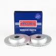 BORG & BECK BBD5602 - Jeu de 2 disques de frein arrière
