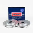 BORG & BECK BBD5610 - Jeu de 2 disques de frein avant