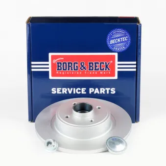 BORG & BECK BBD5721S - Jeu de 2 disques de frein arrière