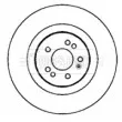BORG & BECK BBD5738S - Jeu de 2 disques de frein avant